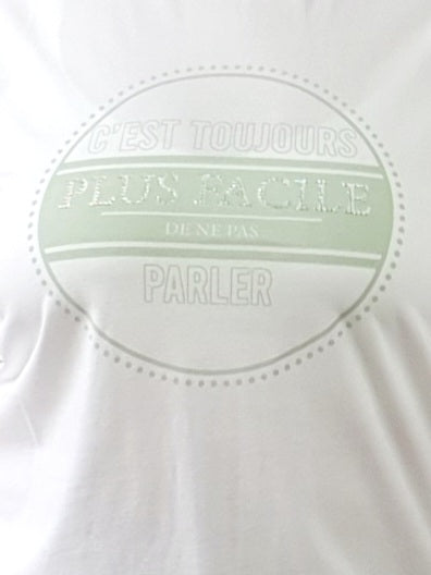 T-Shirt mit Strass-Steinchen
