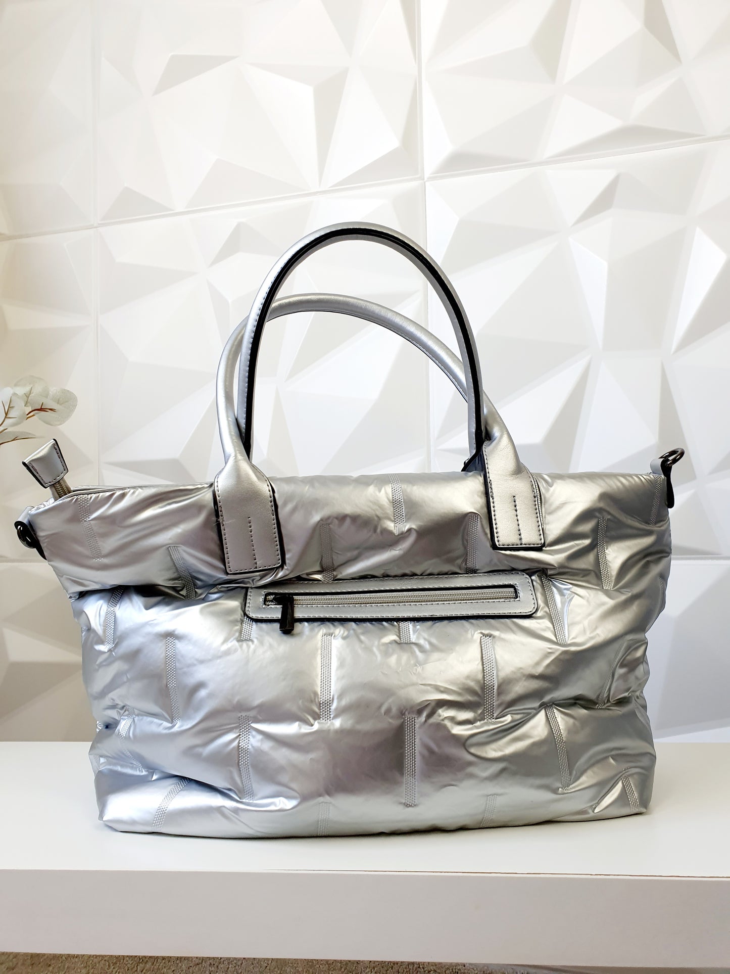 Toller Shopper in Gold & Silber