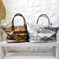 Toller Shopper in Gold & Silber
